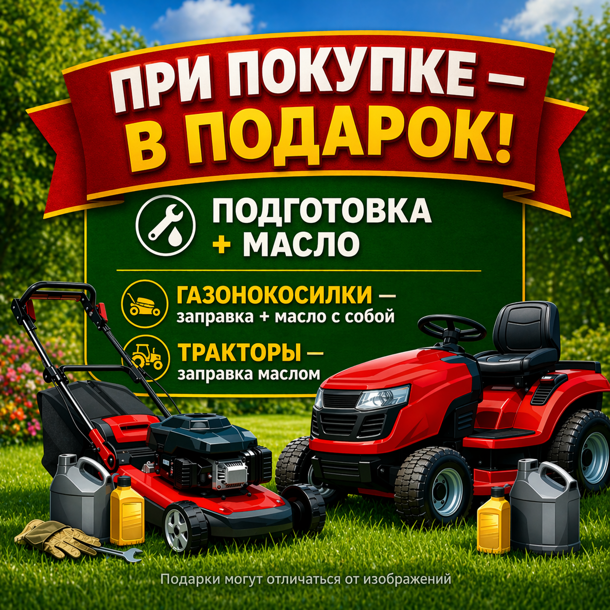 Подарки при покупке!